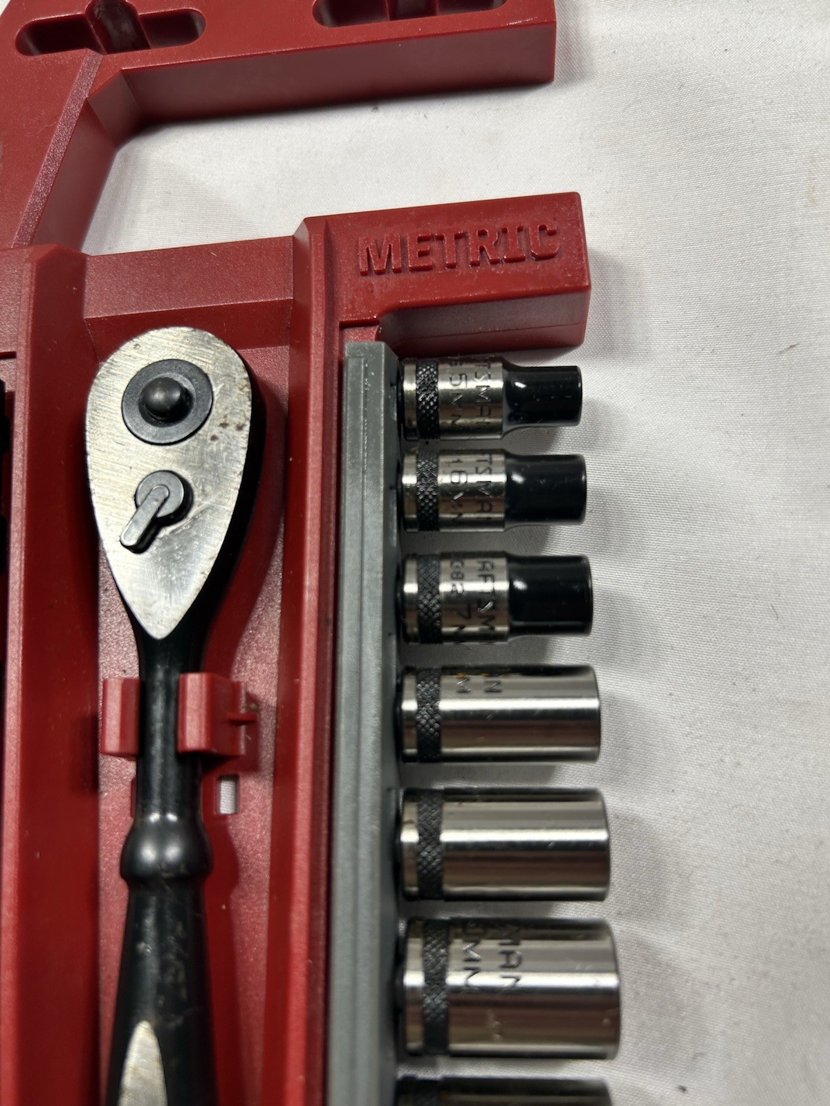 Craftsman 19 Pc SAE Metric 1/4” Drive Universal Socket Wrench Set 32825