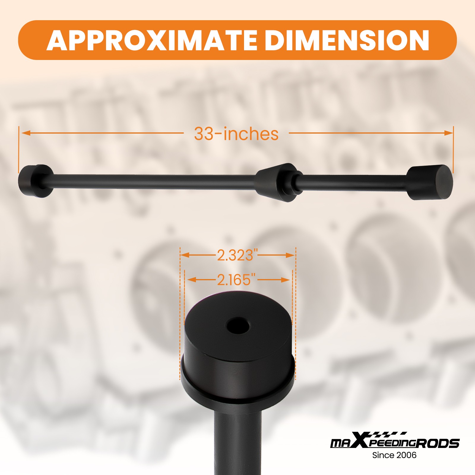1PC Cam Bearing Installation-Removing Tool for Chevy LS1 LS2 LQ9