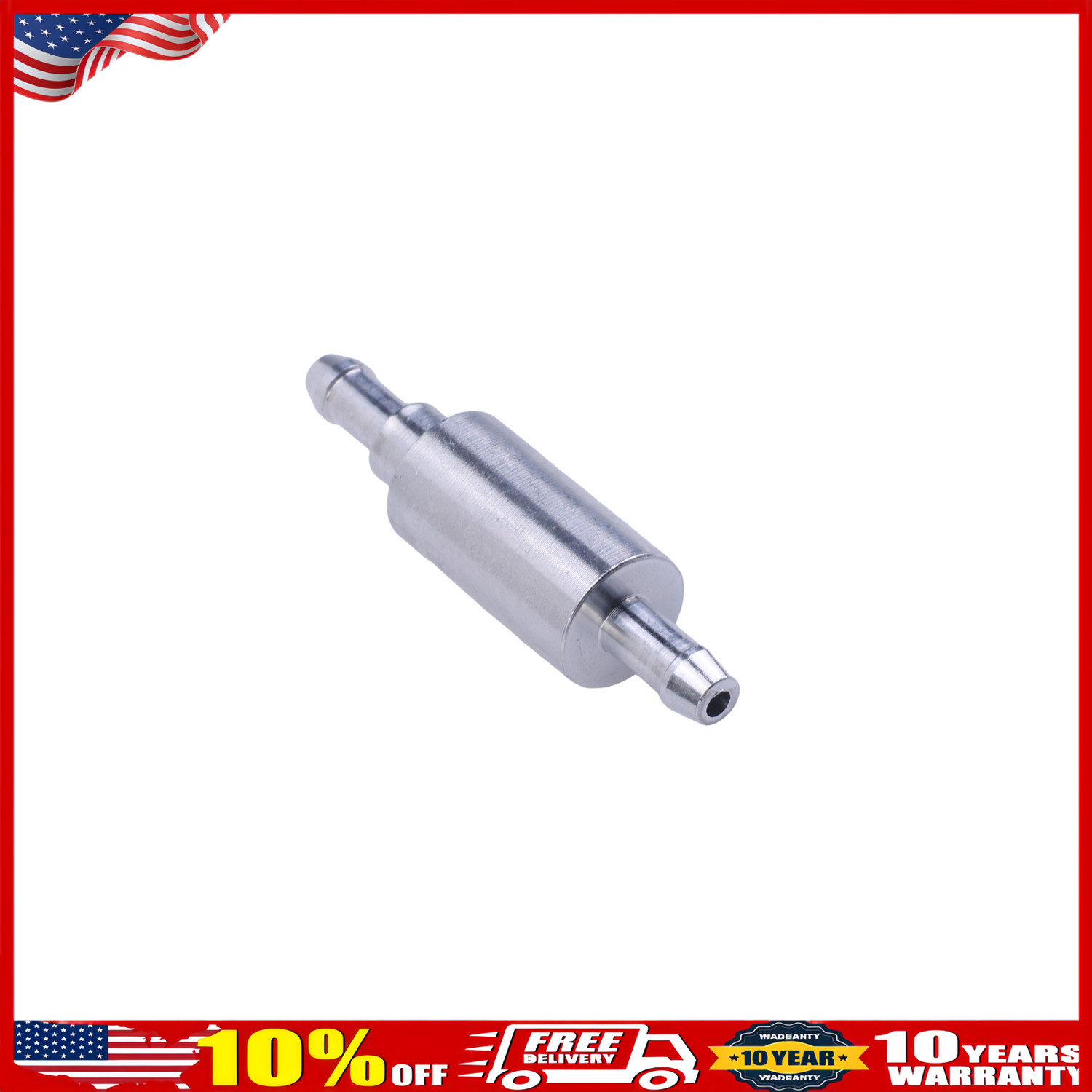 6 PCS BRAKE BLEEDER HOSE, ONE WAY CHECK VALVE TUBE BLEEDING TOOL KIT SILVER US
