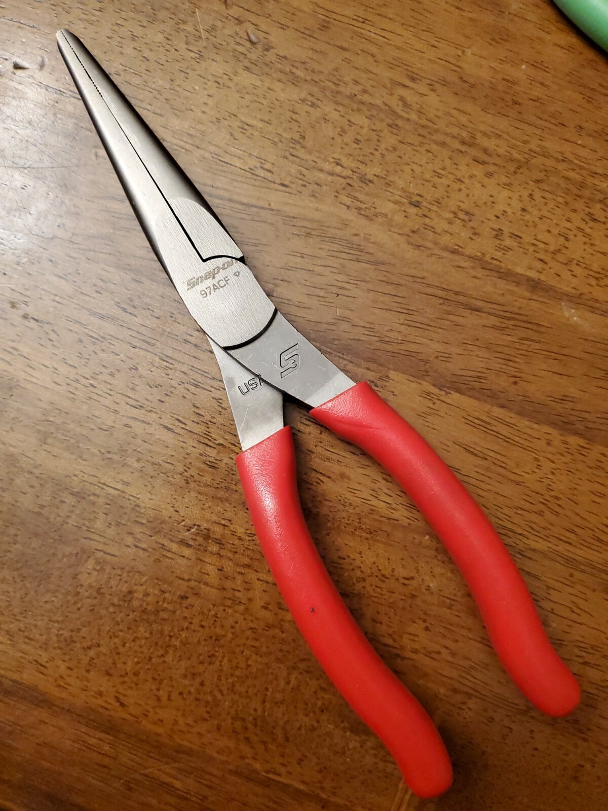 *NEW* Snap On Tools 97ACF Talon Grip™ RED Needle Nose Pliers FREE SHIPPING