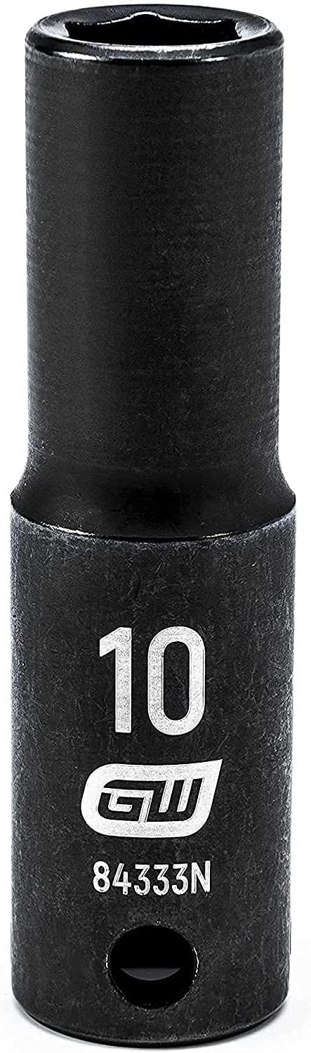 44 Pc. 3/8″ Drive 6 Point Standard & Deep Impact SAE/Metric Socket Set – 84916N