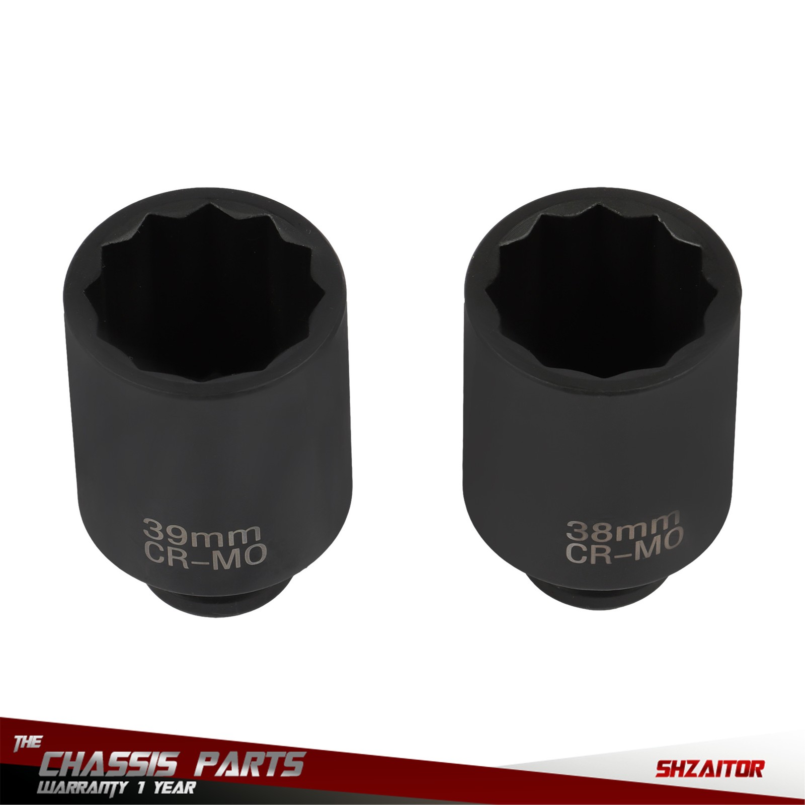 8Pcs Axle Nut Socket Set 12 Point 1/2″ Drive 29mm-39mm for Toyota BMW