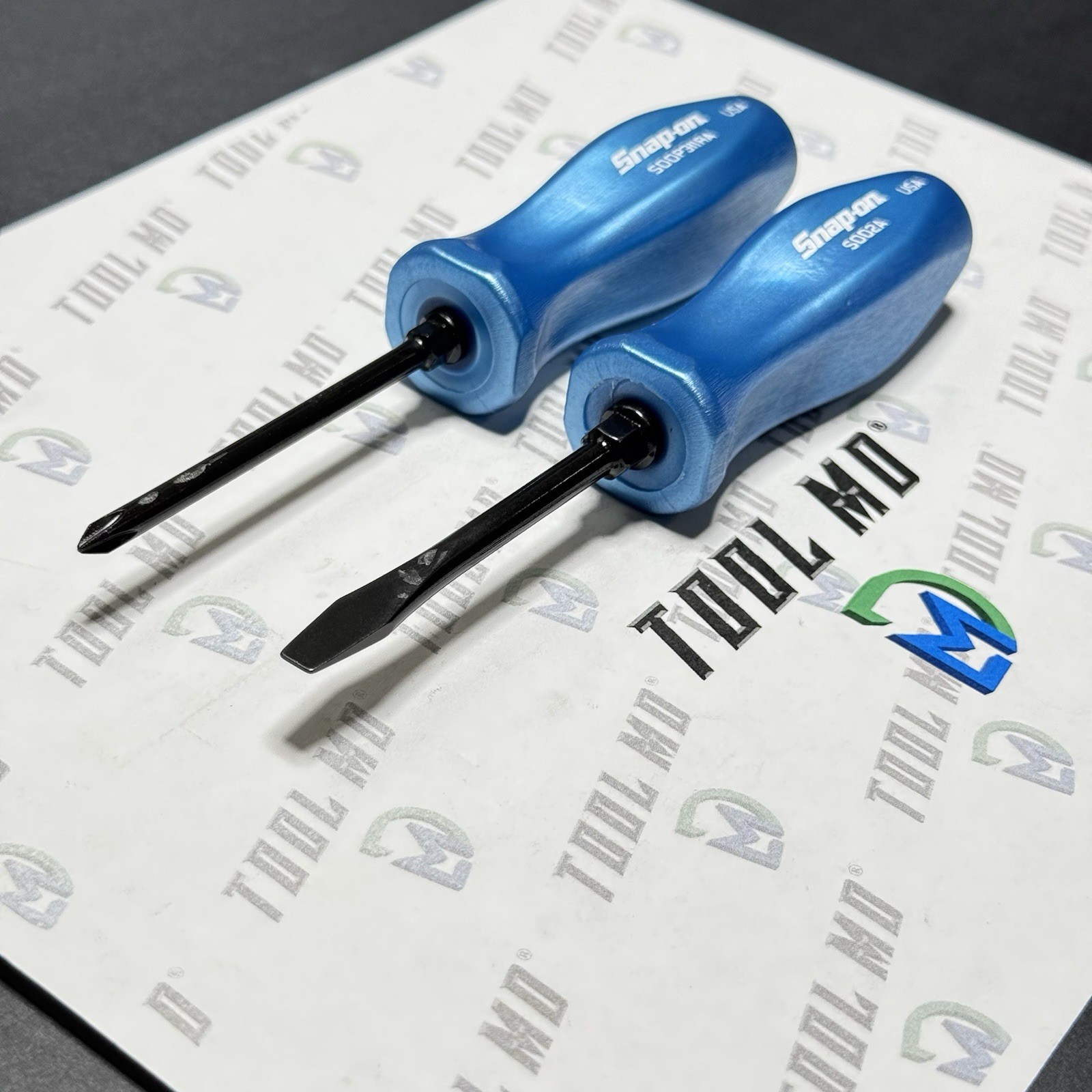 Snap-on Tools USA RARE NOS PEAL BLUE Industrial Screwdriver Set SDDP31IRA SDD2A