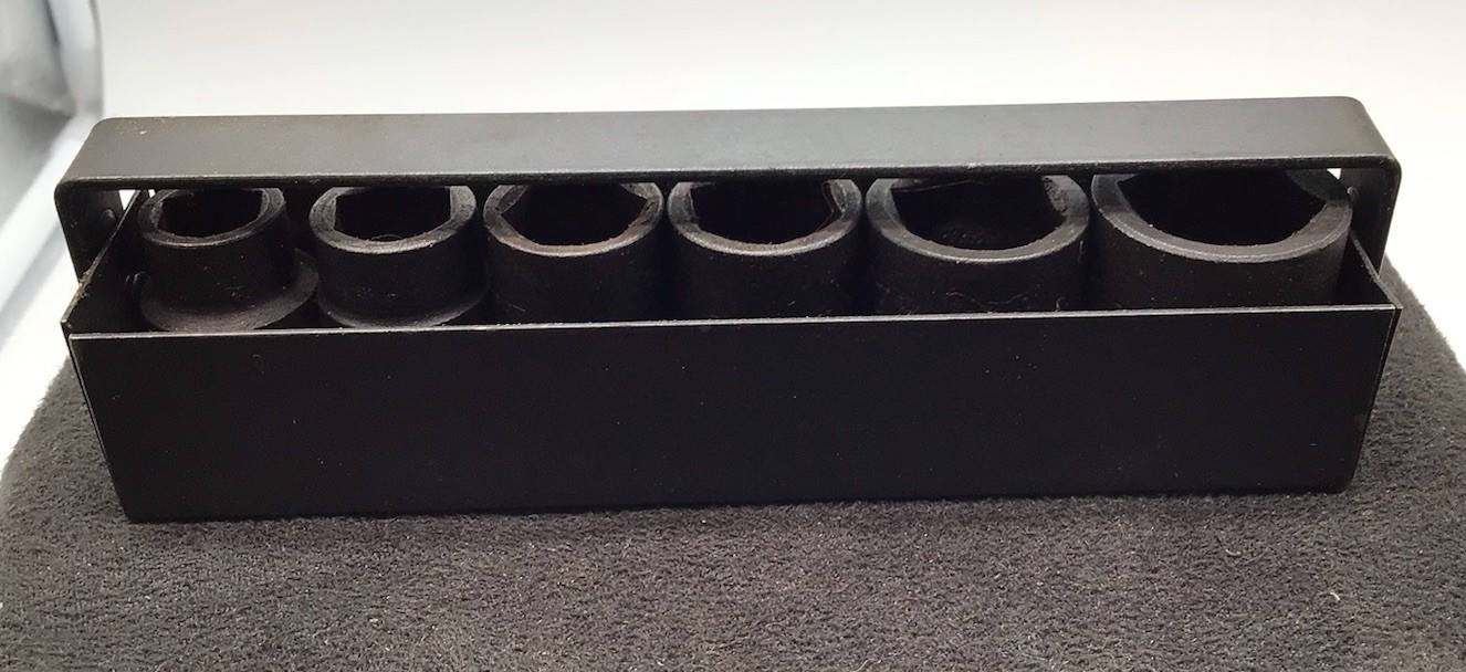 Mac Tools 6pc 3/8 Drive Impact Socket Set 3/8 Thru 11/16 In Storage Tray USA
