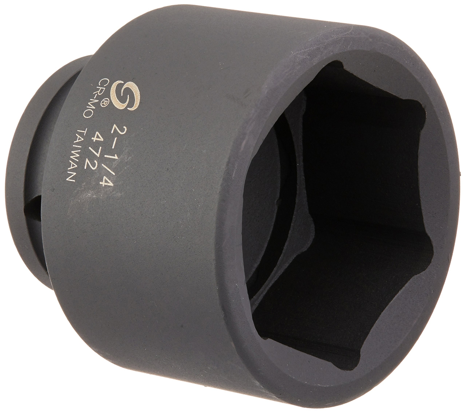 SUNEX TOOLS 472 3/4″ Drive Standard 6 Point Impact Socket 2-1/4″