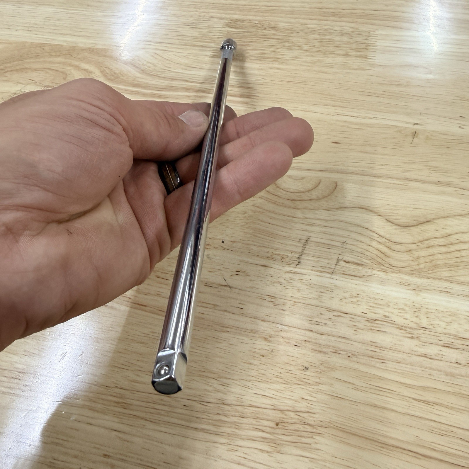 New ICON Professional 1/4” Drive 12” Long Chrome Extension E1L12