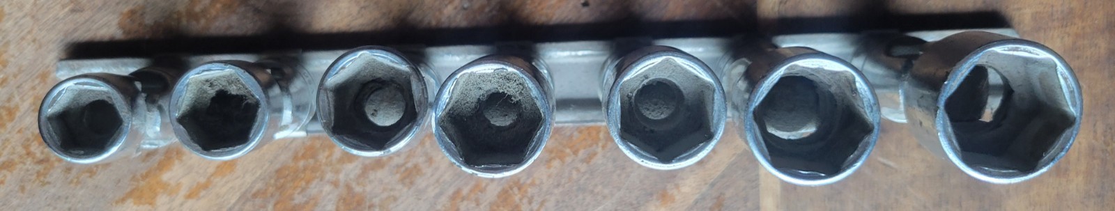 Snap-On 7pc Swivel Head Socket Set made in USA Lifetime warranty