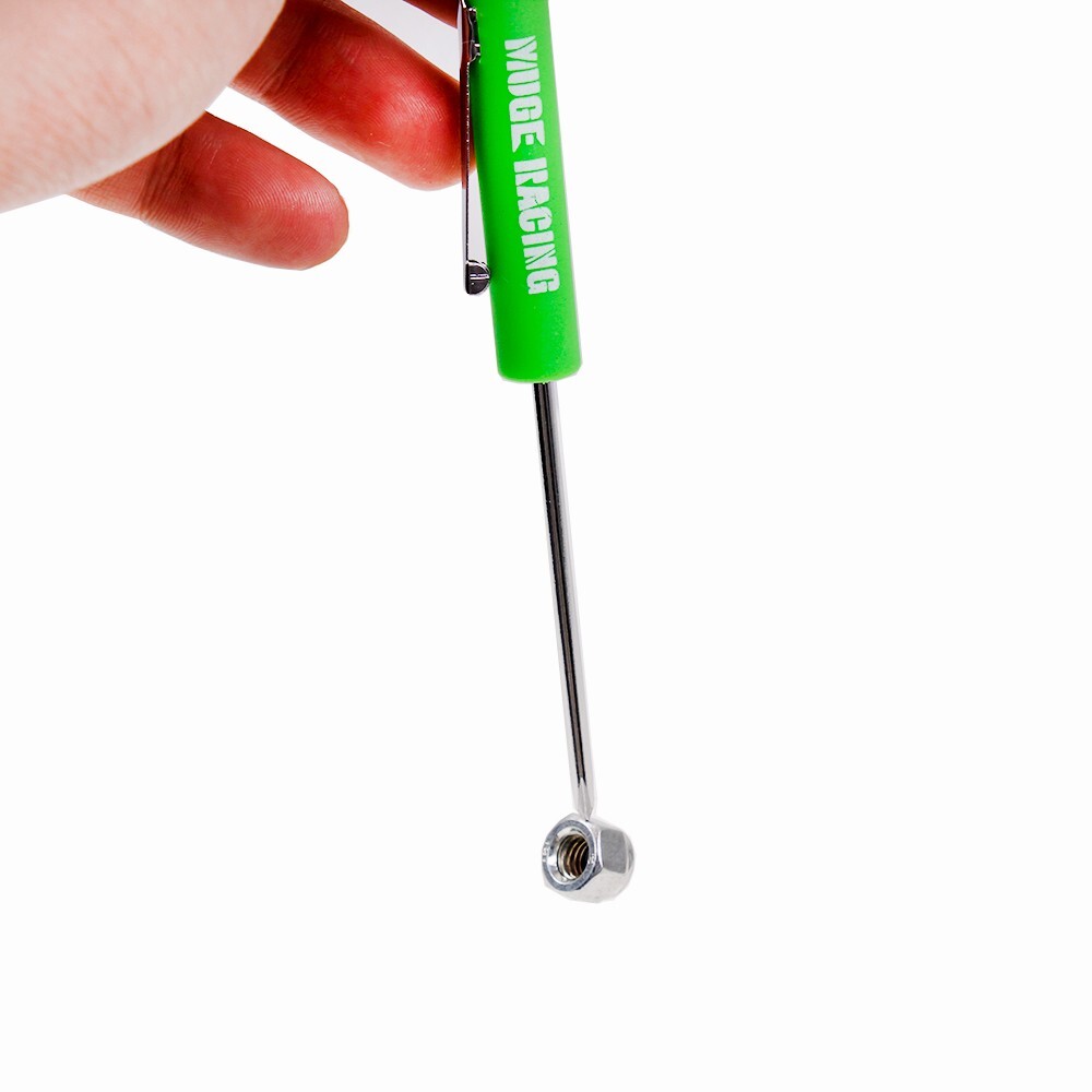 10PCS Mini Pocket Screwdriver Flat Tip w/ Magnet and Clip Phillips Slotted Flat