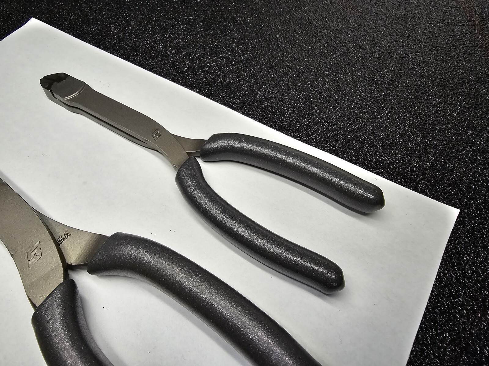 Snap-on Tools NEW DARK GREY Long Mini & Heavy-Duty Diagonal Cutters 808CF 312CF