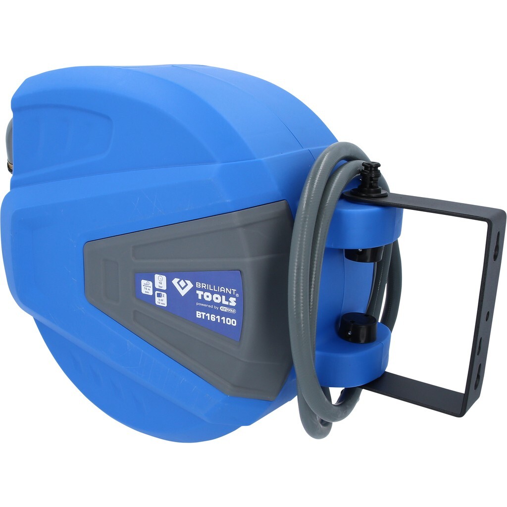 Brilliant tools Automatic Air Hose Reel, Ø 10mm x 15m