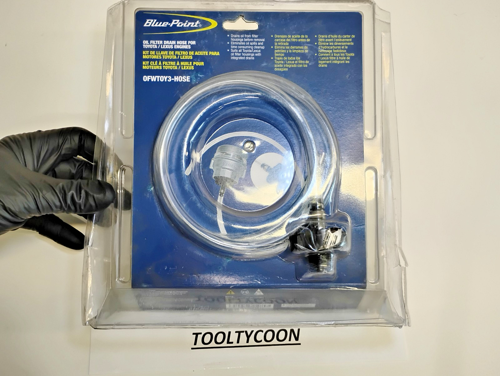 BLUE POINT Tools OFWTOY3KTA Oil Filter 3Pc Wrench KIT for Toyota