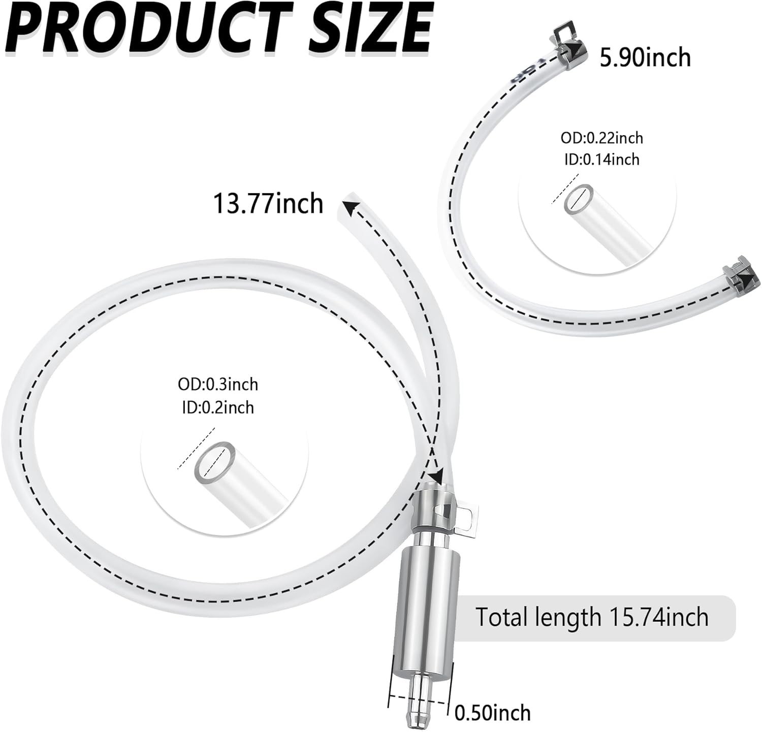 Efficient Brake Fluid Bleeder Kit – 1 Set with Hoses and Check Valve Included