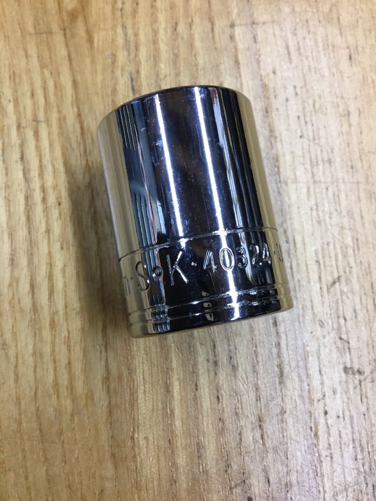 SK Hand Tools 40324 1/2″ Dr. 24mm 12pt Standard Metric Chrome Socket