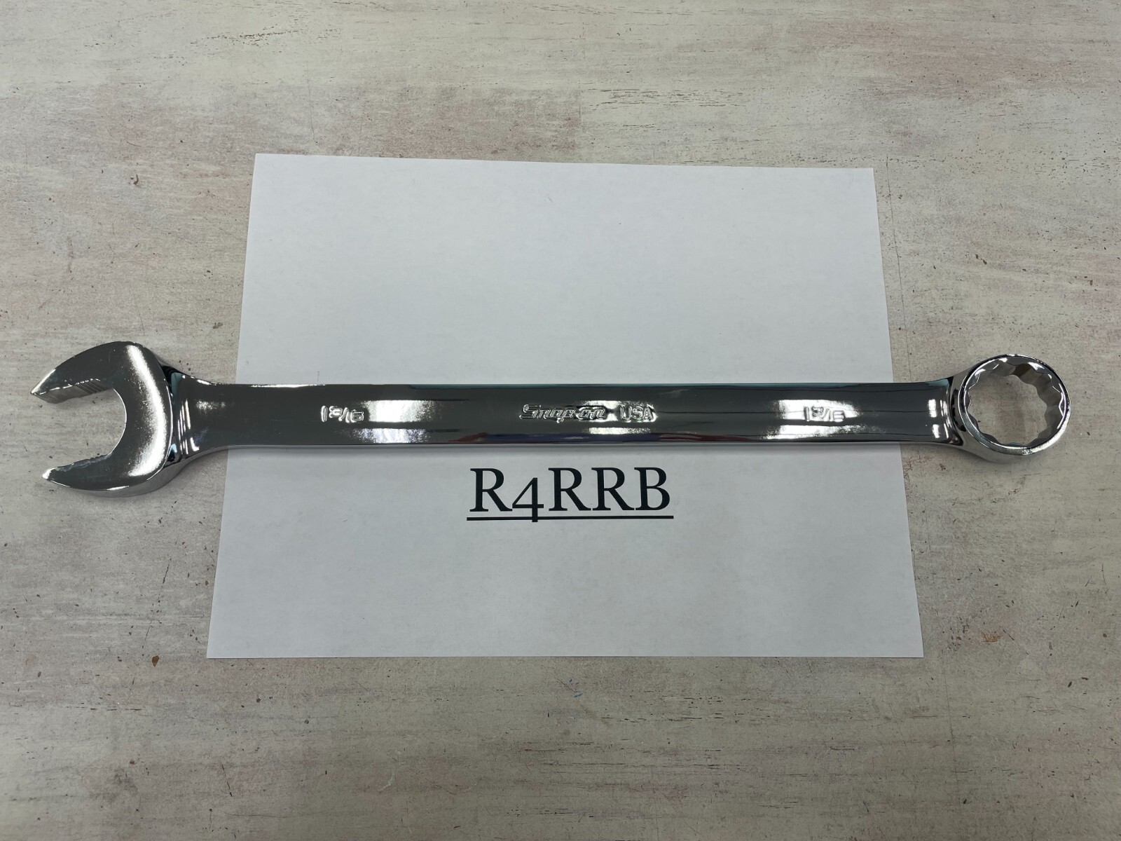 Snap-on Tools USA NEW 1-3/16″ SAE 12 Point Flank Drive PLUS Combo Wrench SOEX38