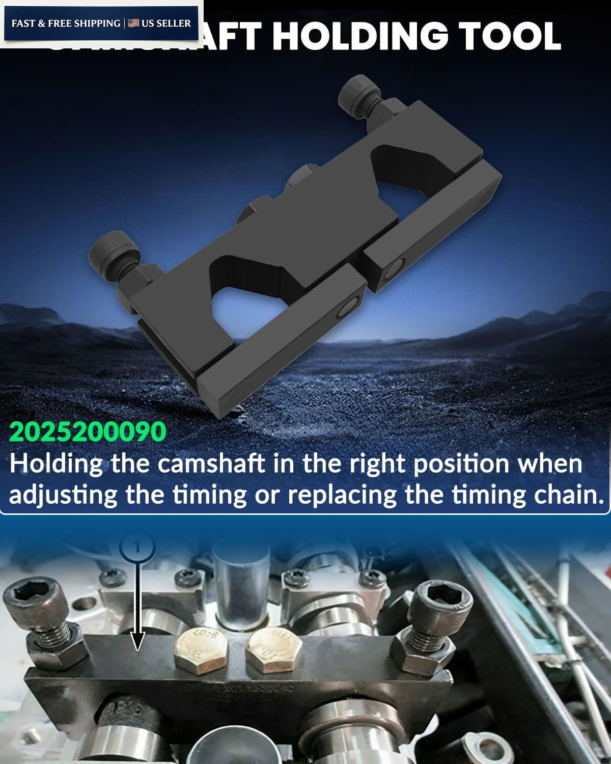 DPTOOL Camshaft Phaser Timing Chain Tool Kit Holding 9PC