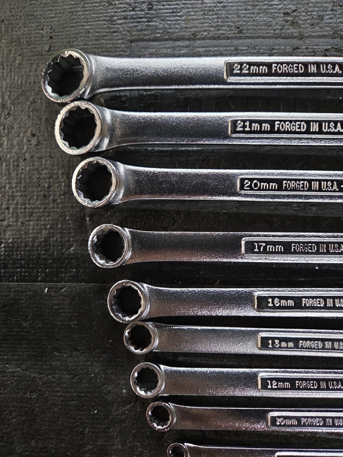 Craftsman Metric Double Box End Wrench Set 12 Point 6mm to 24mm 10pc Made in USA