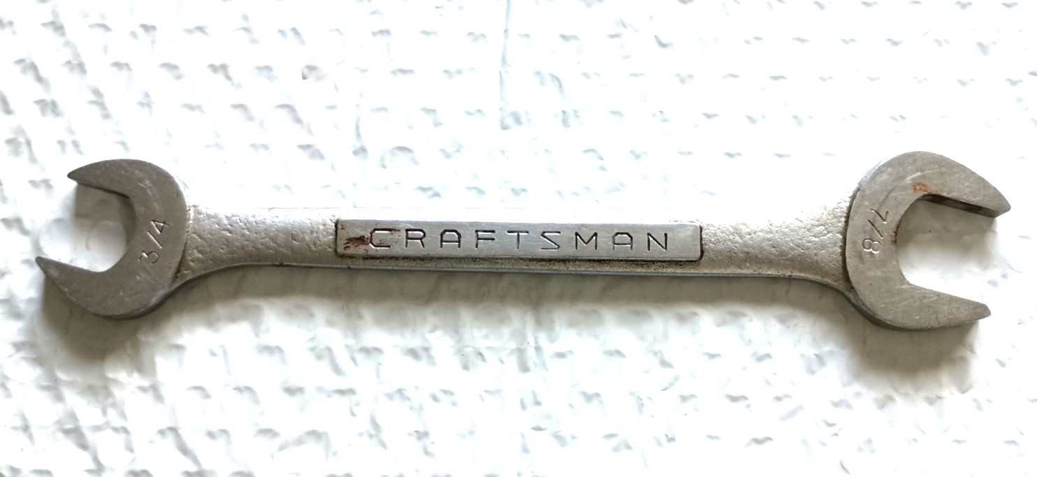 CRAFTSMAN TOOLS USA VV44584, 3/4″x7/8″ DOUBLE OPEN-END WRENCH, 9.25″ LONG.