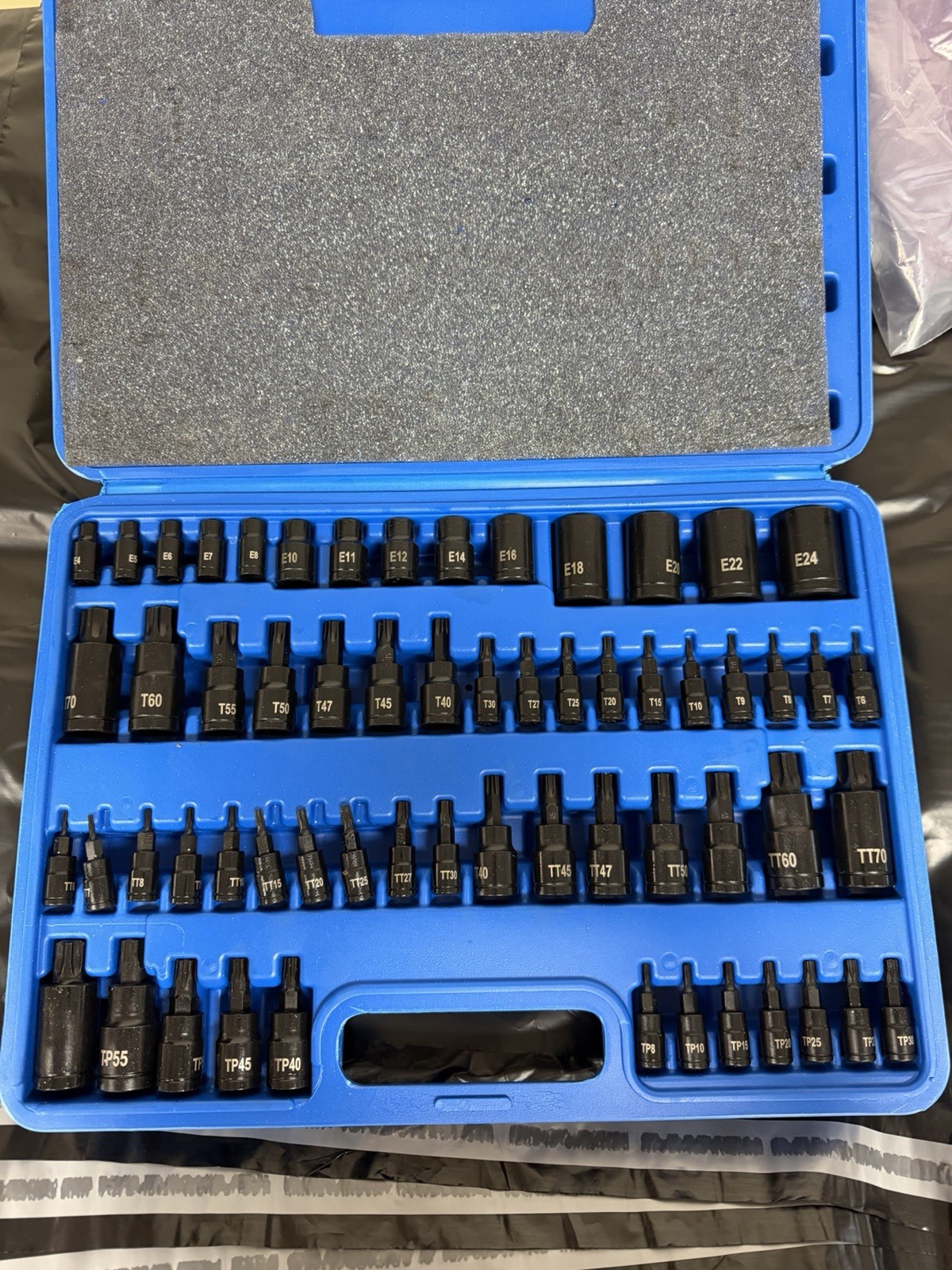 60-piece Master Torx Bit Socket and External Torx Socket Set