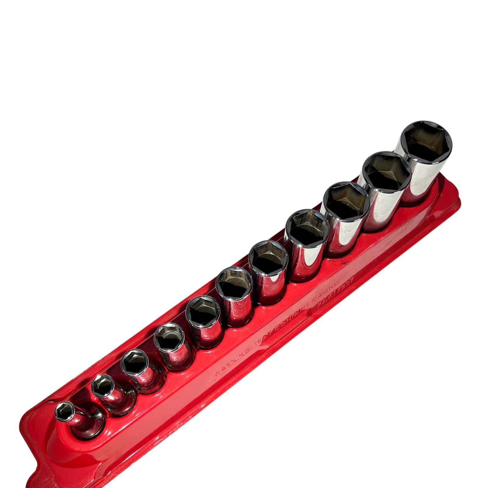 Snap-On Tools 211SFSY 11-Piece 3/8» Drive 6-PT 1/4-7/8» SAE Deep Socket Set