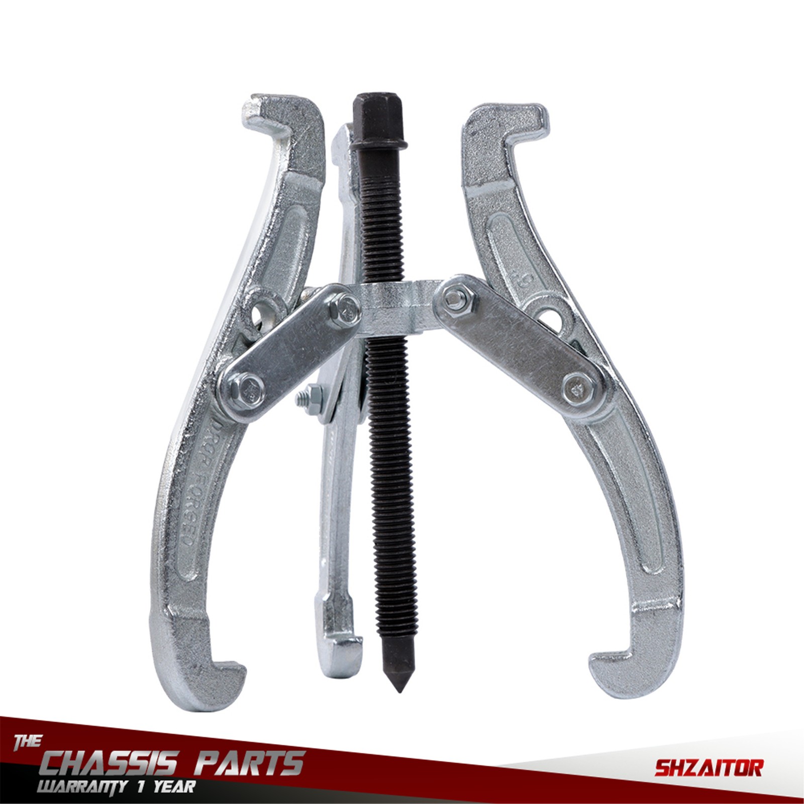 4 Pcs Bearing Puller for Pulley Gear Bearing 3“ 4” 6“ 8” 3 Jaw Puller Tool Kit