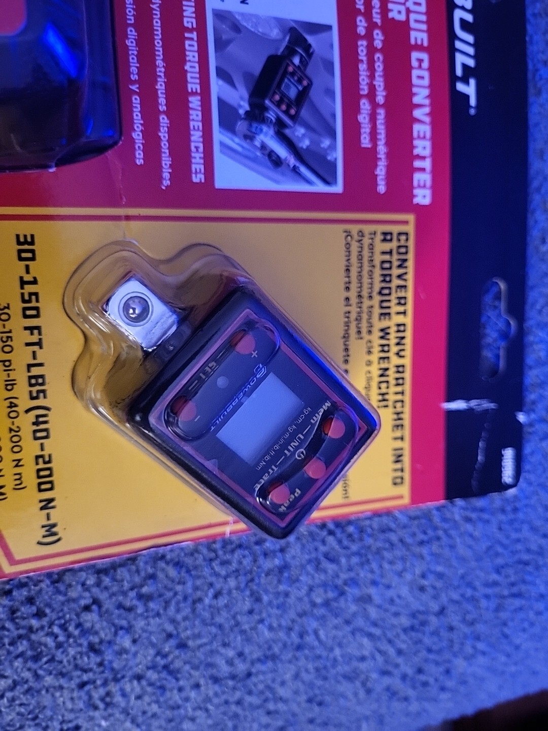Powerbuilt 1/2 Inch Drive Digital Torque Socket Adapter – 940962