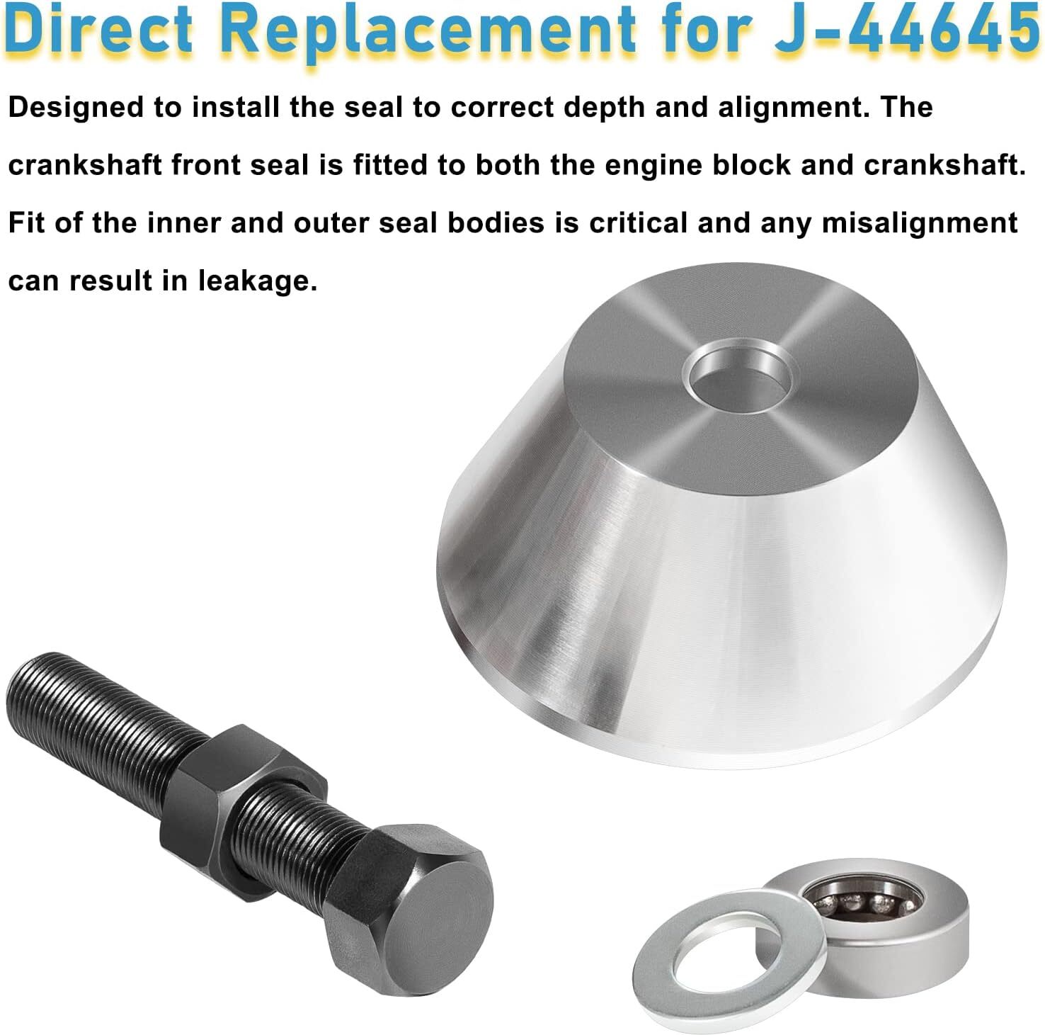 For Isuzu 6.6 L Duramax Front Crankshaft Seal / Wear Sleeve Installer J-44645