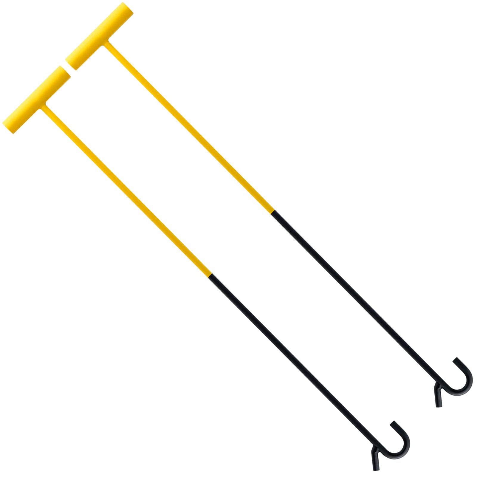 AUTOSwpozo 5th Wheel Pin Puller, 2 Pack 32″ Solid Steel Chrome Plated 2-Pack