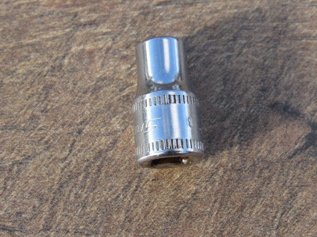SNAP ON 6MM TMM6 1/4″ DRIVE METRIC 6 PT SHALLOW CHROME SOCKET 6 MM TMM ID MARK
