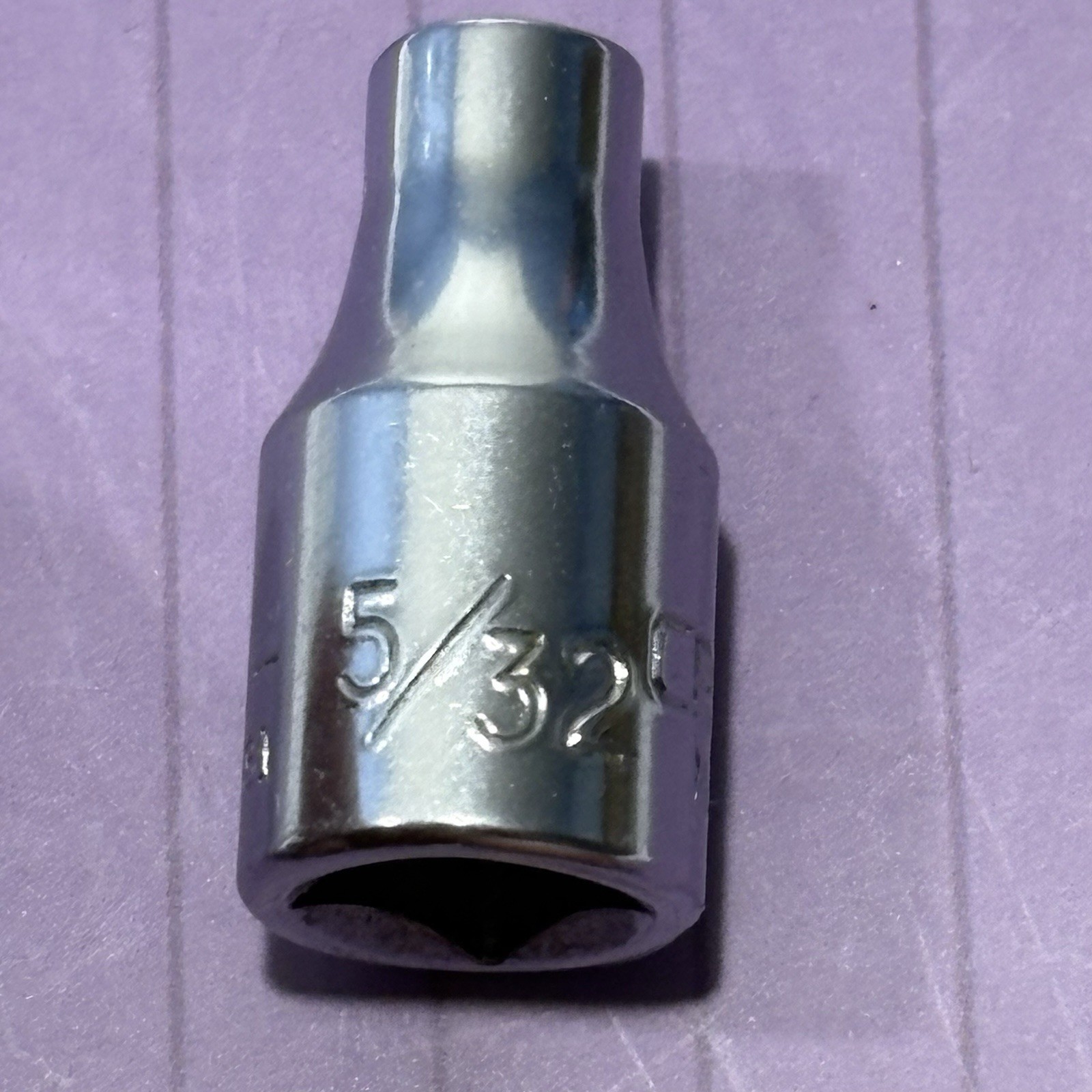 Vtg Craftsman 5/32 Standard Socket SAE 6 Point 1/4″ Drive #43481 G USA
