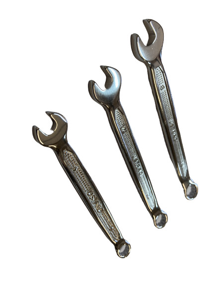 US PRO 15PC Metric Combination Spanner Set 6-22MM Chrome Polished Ring Wrench