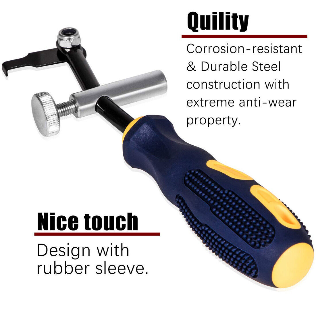 58430 Shaft Type Seal Puller W/ Spare Hook Crankshaft Camshaft Remover Auto Tool