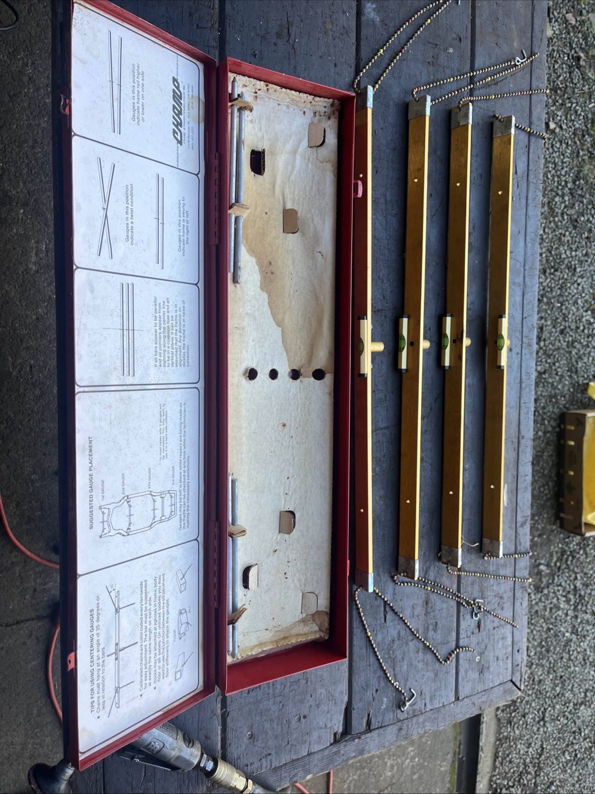 Rare Vintage Champ Frame Straightening Equipment Kit Sun Valley California