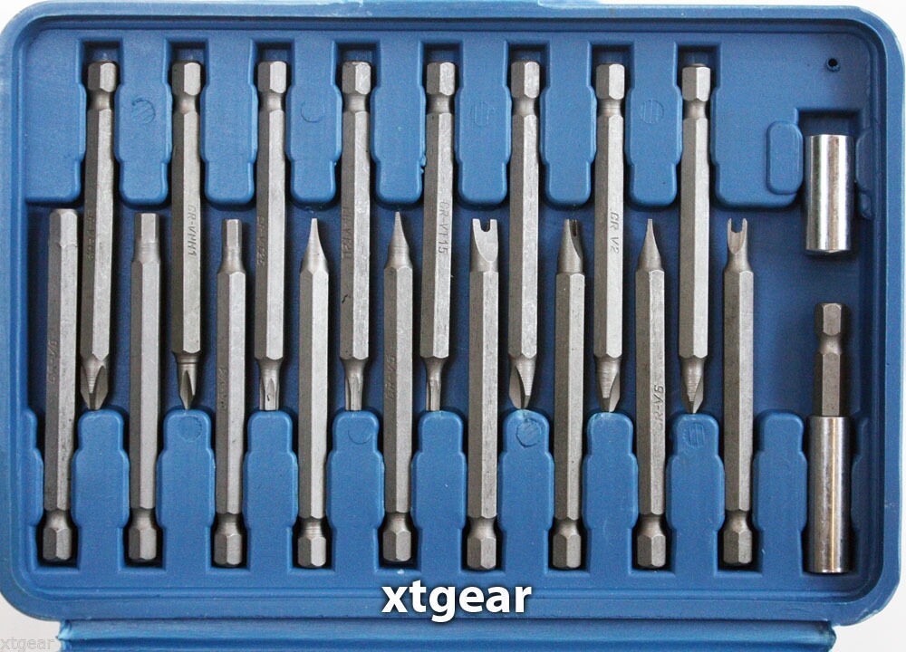 98pcs Security Bit Set Torx Star Tamper Screws Hex Key Phillips Slotted Tri Wing