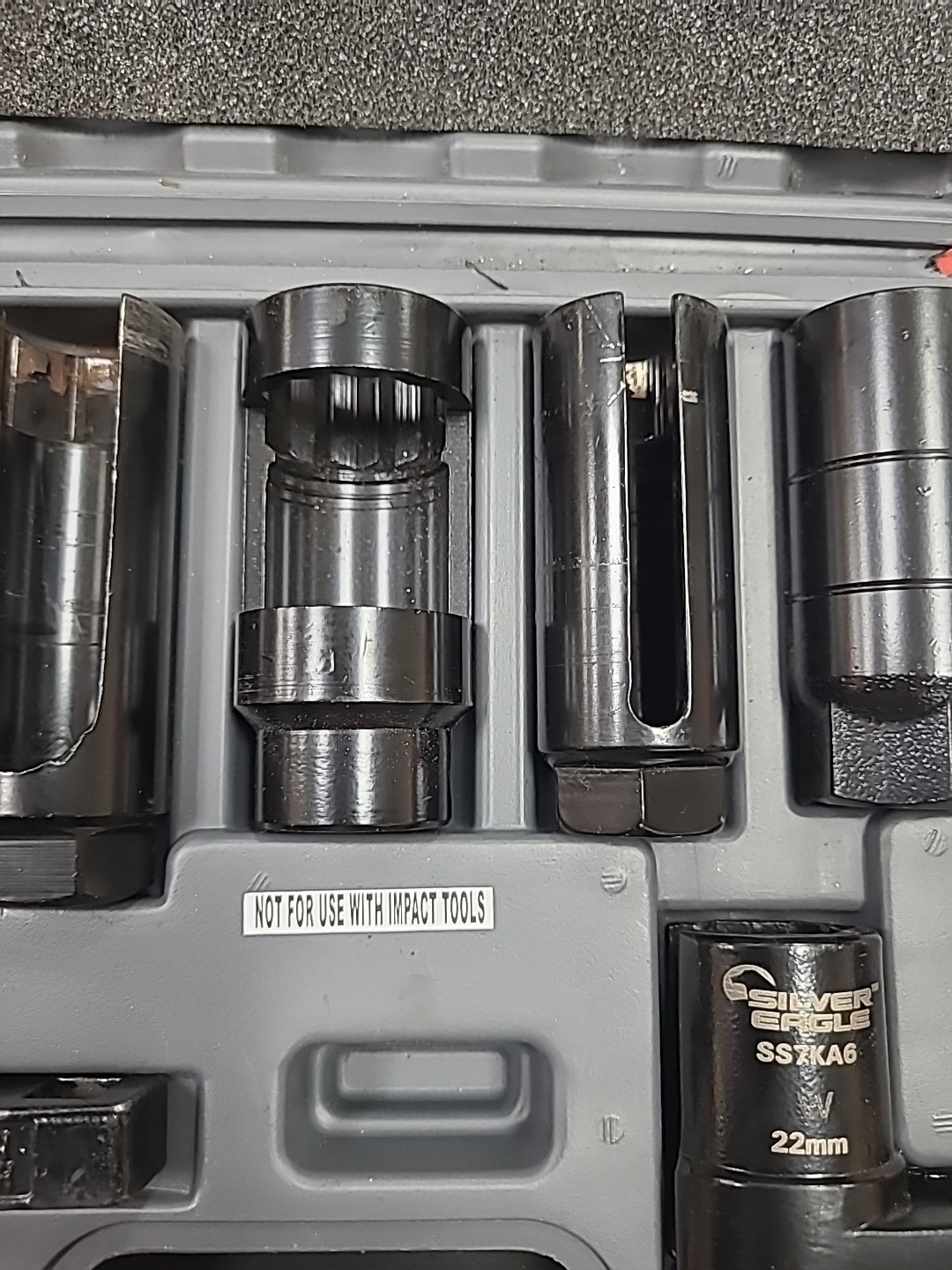 Matco Tools Silver Eagle 7 Piece Oxygen Sensor Socket Set SS7KA (Used)