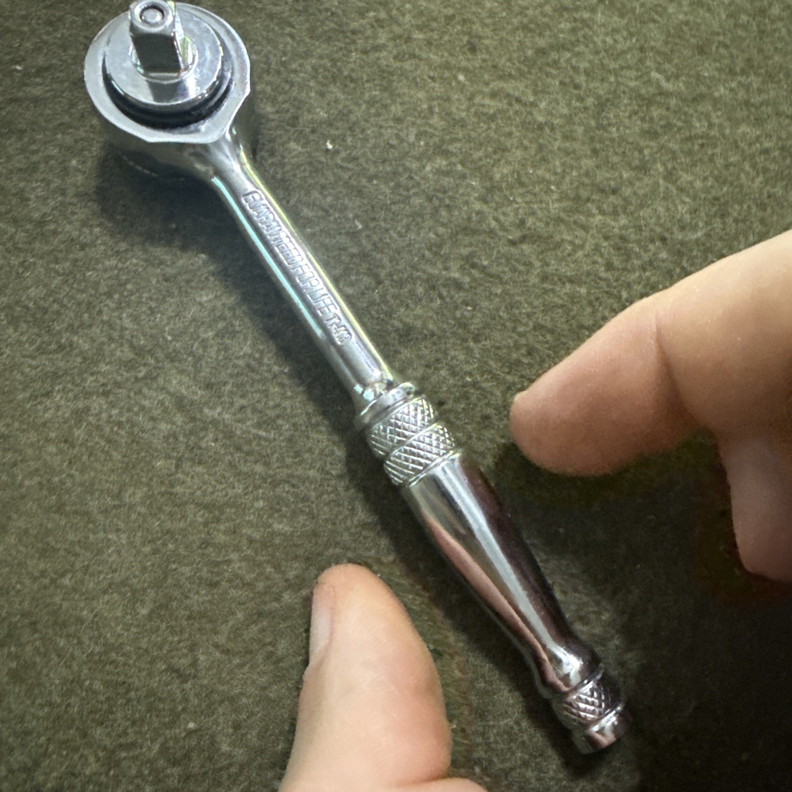 Duralast Ratchet 1/4” Drive 71–413 Quick Release New NOS