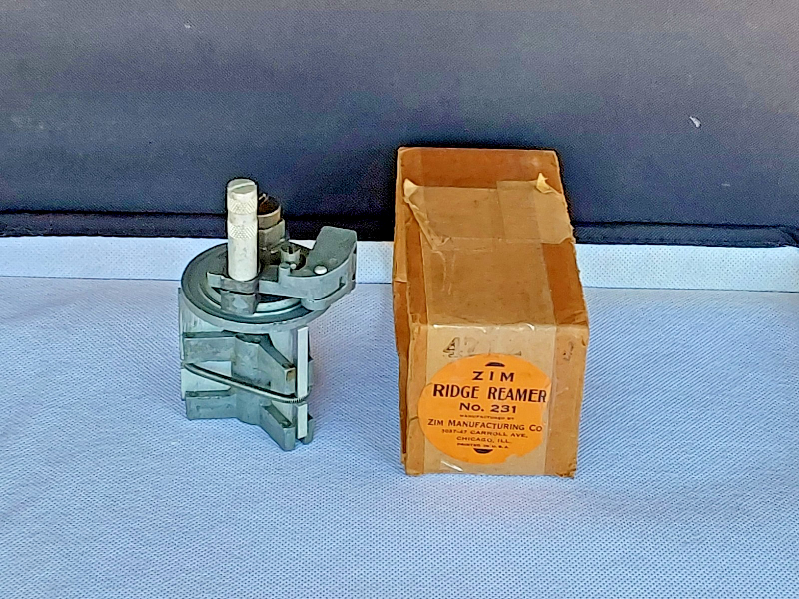 Vintage ZIM Ridge Reamer – Engine Motor Cylinder Bore Step Removal No. 231