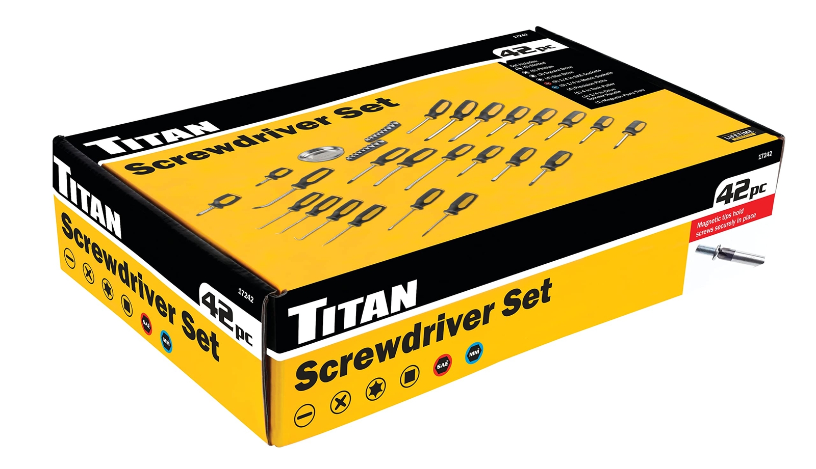 Titan Tools 42 pc. Screwdriver Set (17242)