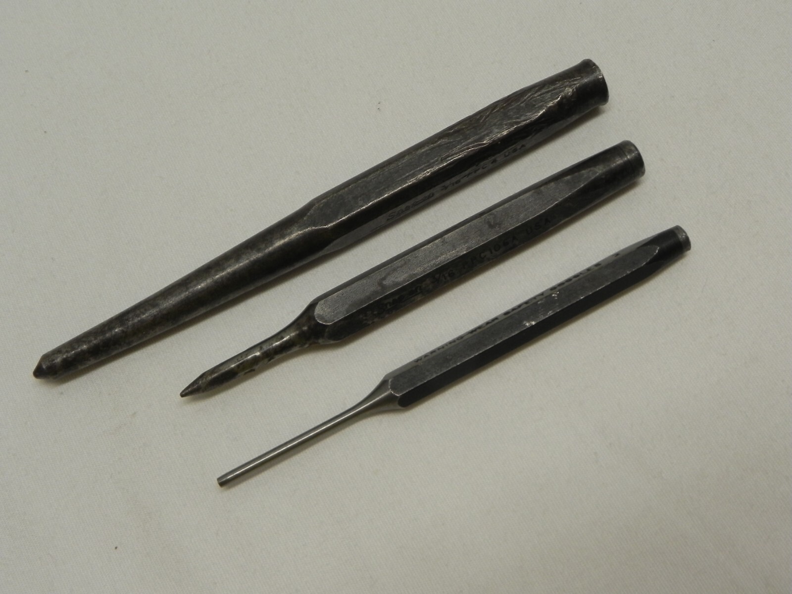 Snap-On 3 Piece Center & Pin Punch Set LOT9243