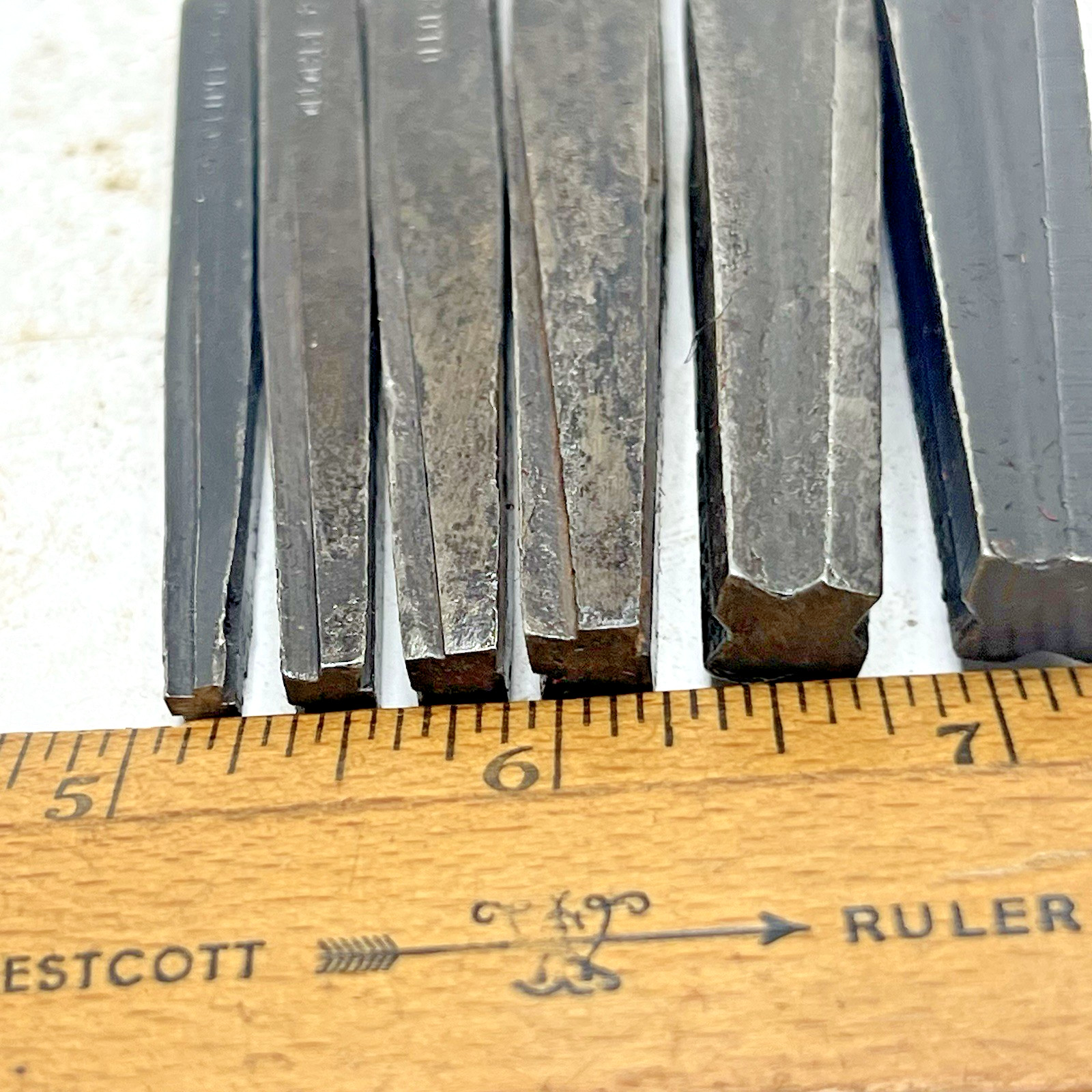 Vintage Lotf (6) Proto Tools Flute Screw & Pipe Extractor-Puller Tool Set (USA)