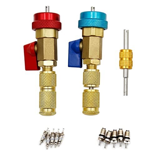 R134A Valve Core Remover Installer Tool Kit – 2 Pack for AC Refrigerant Systems
