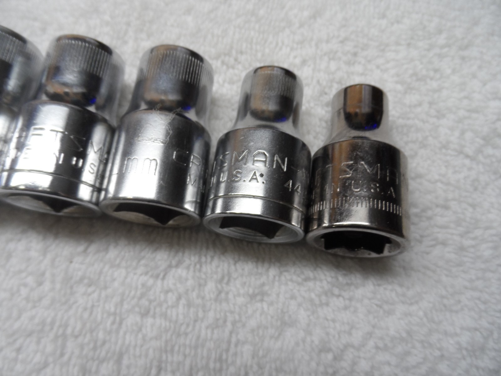 Craftsman 1/2″ Drive MM Socket Set, made USA, 12pt – 11 pcs (9 – 19mm)