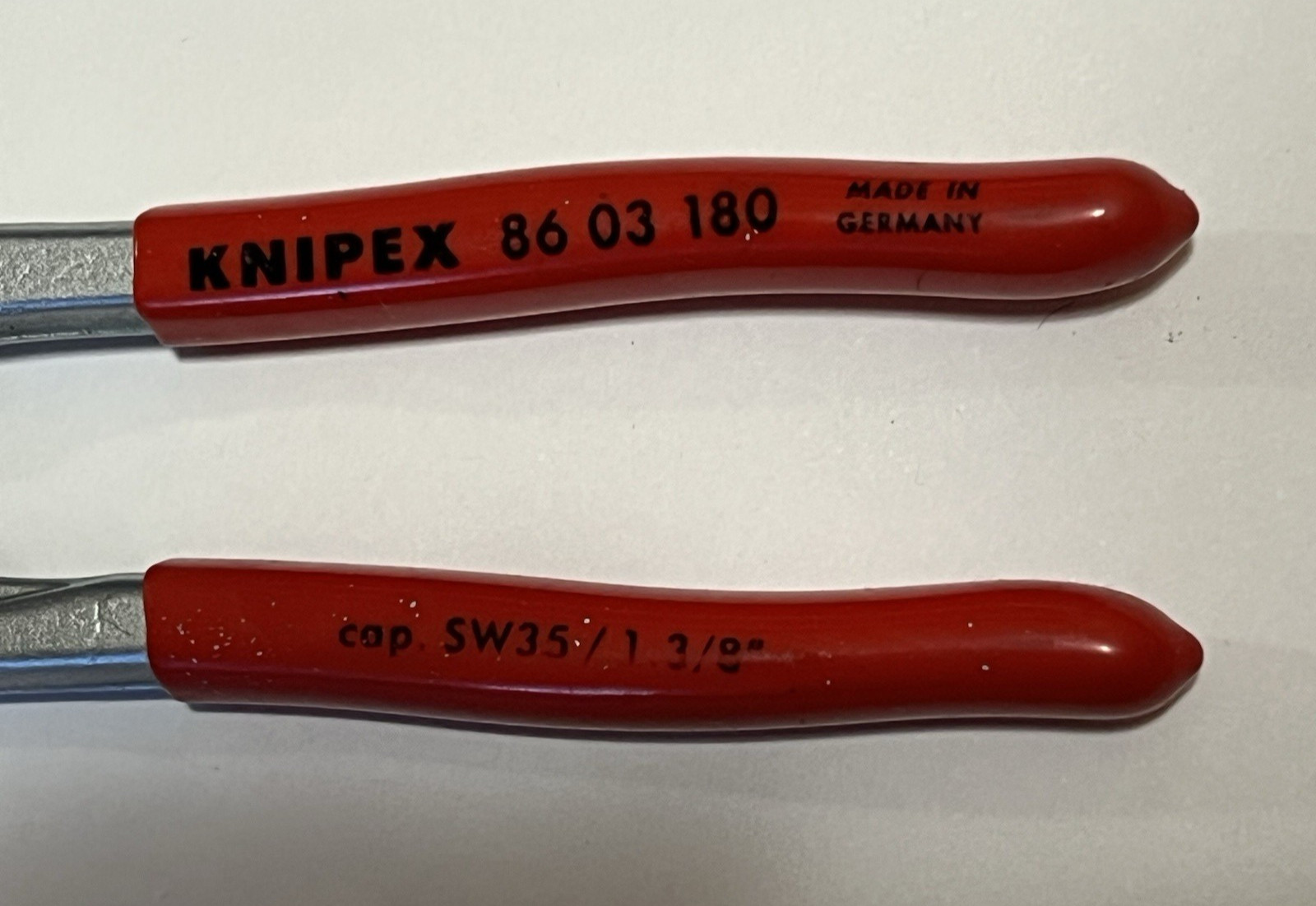 Knipex 7″ Pliers Wrench 86 03 180 1-3/8″ Smooth Jaws Pliers Made in Germany