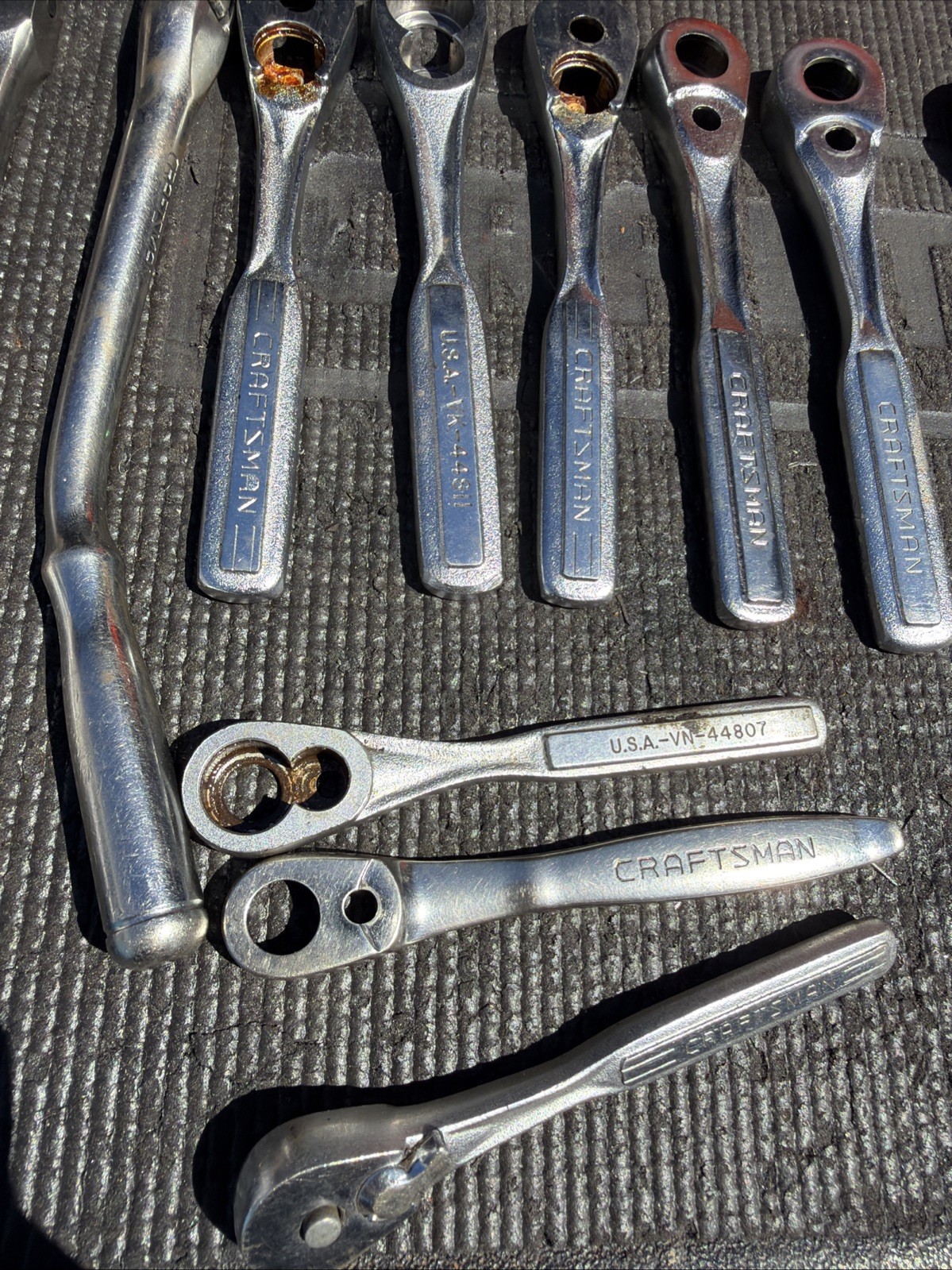 (14) Sears Craftsman Ratchet Bodies ONLY NO GUTS 1/2” Drive 3/8” & 1/4” 3 FLEX!$