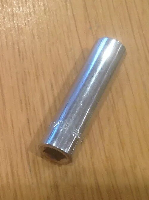 MAC TOOLS MD116R 1/4″-DRIVE 11/32-INCH 6-POINT DEEP CHROME SOCKET (NEW) USA!