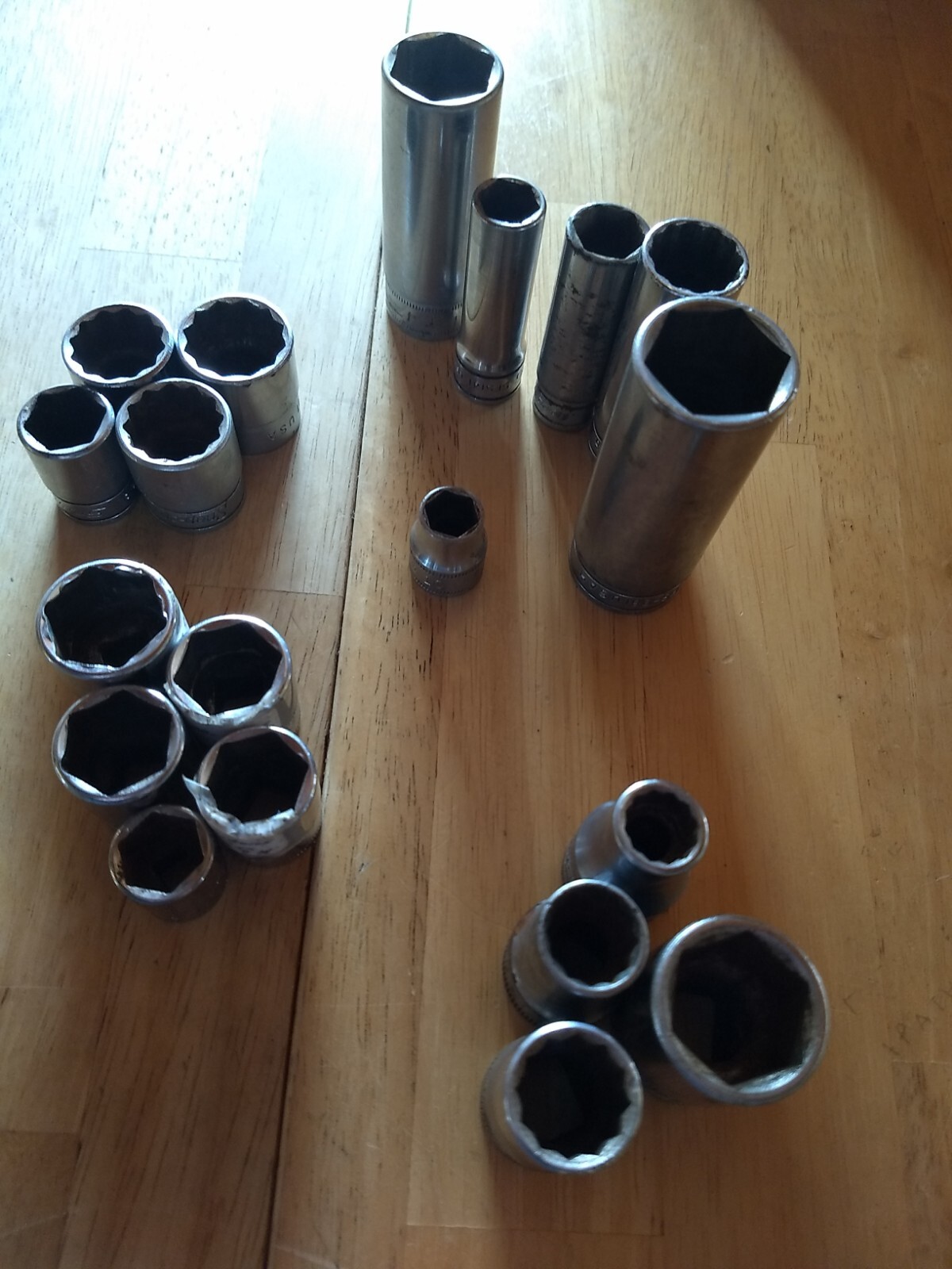 SNAP-ON USA SOCKETS 1/4dr 3/8dr 1/2dr shallow or deep 6pt or 12 pt SAE METRIC