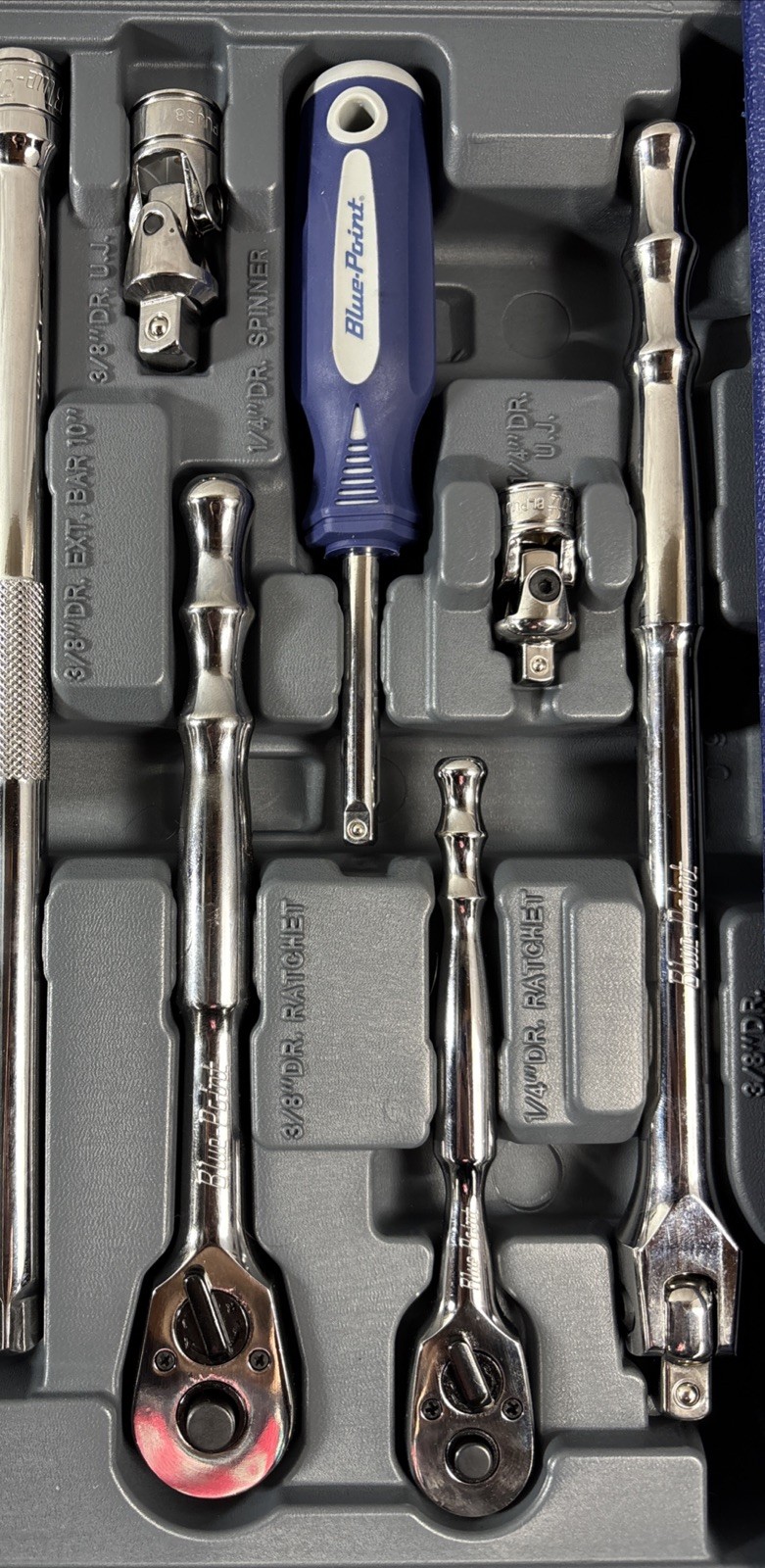 Blue Point BLPGSSC155 155 pc Combination Drive SAE / Metric General Service Set