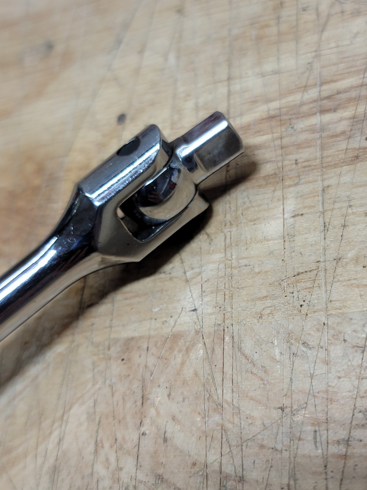 Snap On Tools TM10G 1/4” Drive Standard Handle 6” Chrome Breaker Bar USA MADE