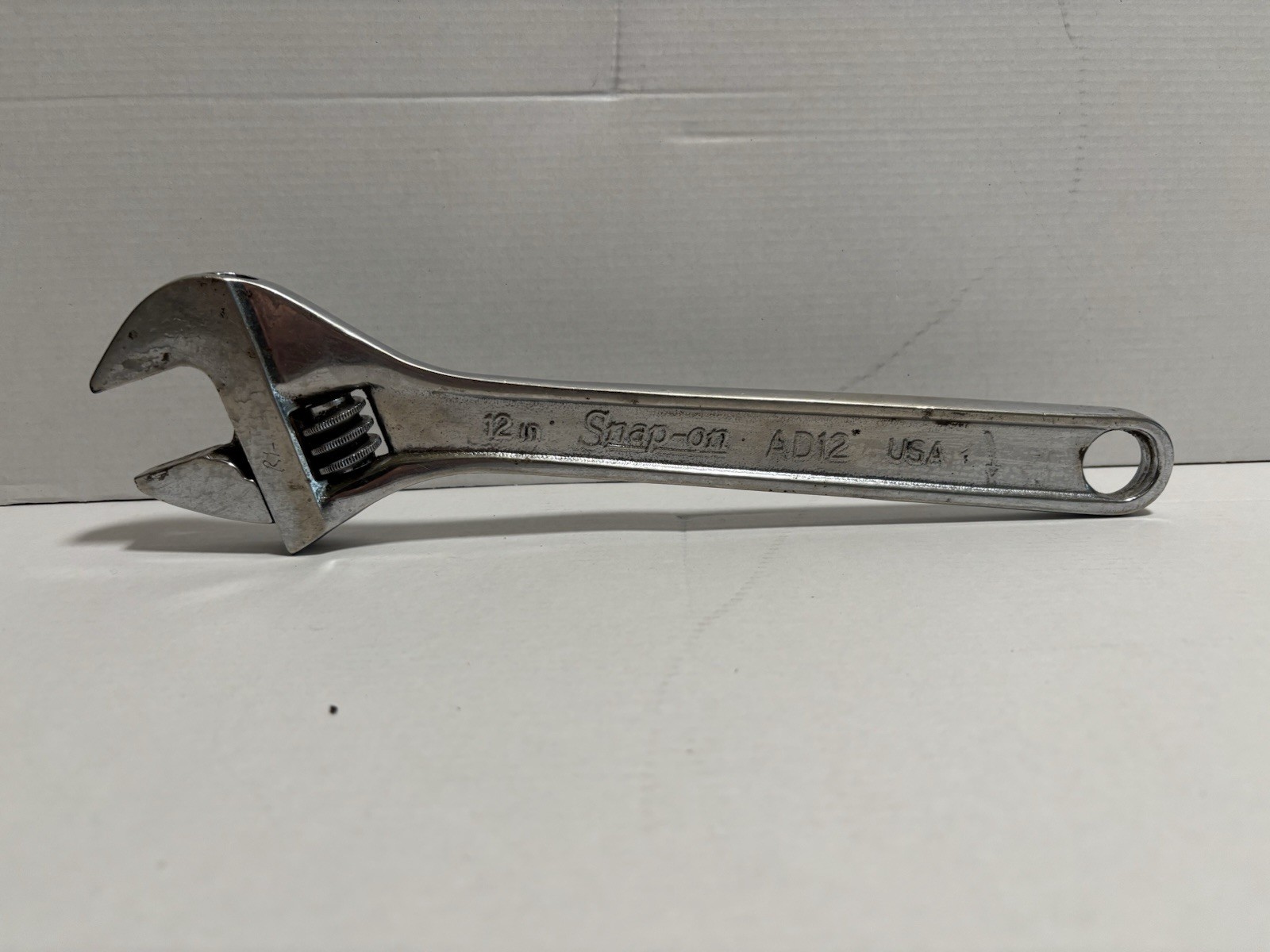 Snap-On Tools Chrome 12″/300mm Adjustable Wrench (AD12)