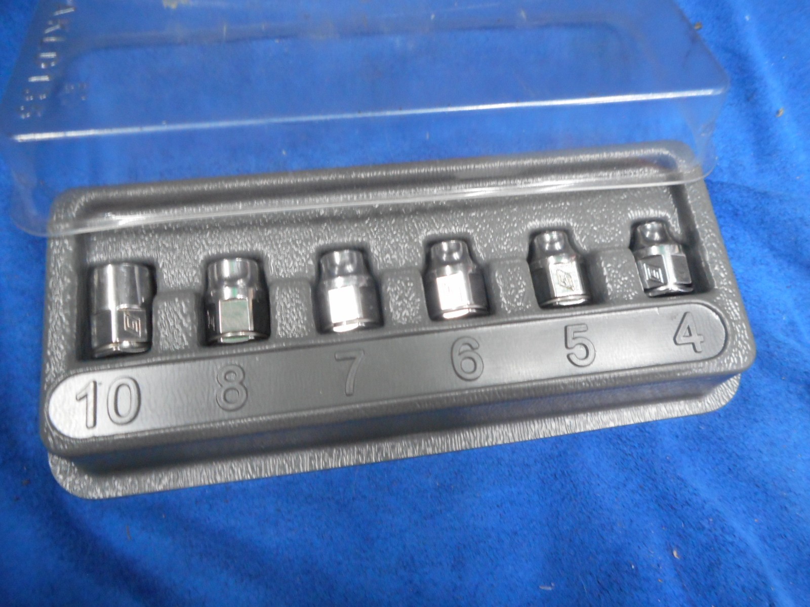 Snap-on 106RTLE 4 pc 1/4 Drive Stubby Inverted E TORX Bit Socket Driver Set 7/16