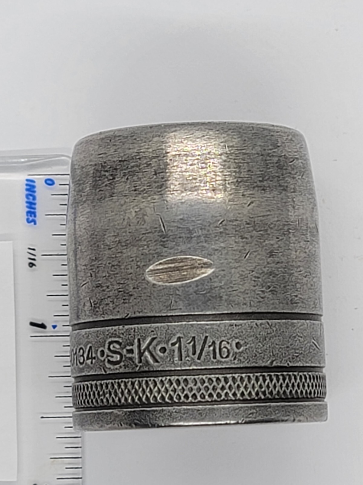 SK 1/2″ Drive 12 Point 1 -1/16 In. Shallow SAE Socket 40134 Knurled S111